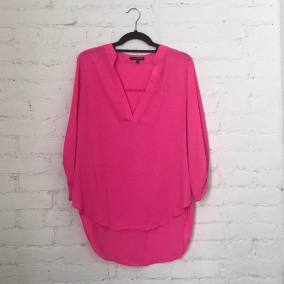 Tops - Hot Pink High Low Top